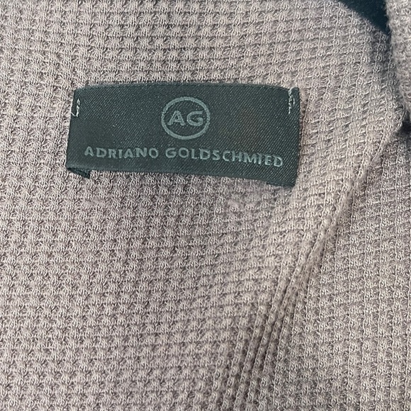 Adriano Goldschmied AG M/L Pima/Modal Brown Waffle Wrap Cardigan Lagenlook Layer - Picture 3 of 16